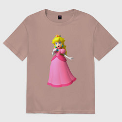 Женская футболка оверсайз Пич принцесса из Марио