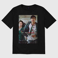 Женская футболка оверсайз Мы все мертвы Ли Су-Хёк и Нам- Ра