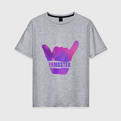 Женская футболка оверсайз Yamaster Gradient