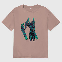 Женская футболка оверсайз Saundwave