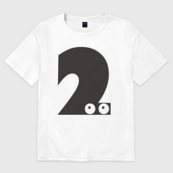 Женская футболка оверсайз Number 002