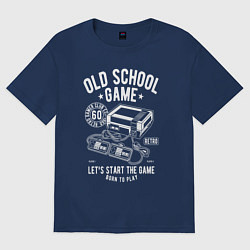 Футболка оверсайз женская NES gamer, цвет: тёмно-синий