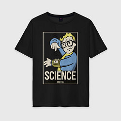 Футболка оверсайз женская Vault science, цвет: черный