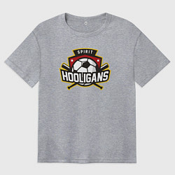 Футболка оверсайз женская Spirit hooligans, цвет: меланж