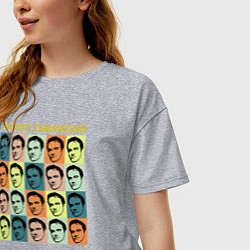 Футболка оверсайз женская Twenty Tarantino, цвет: меланж — фото 2