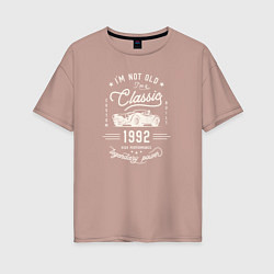 Женская футболка оверсайз Я классический 1992