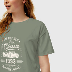 Футболка оверсайз женская Я классический 1993, цвет: авокадо — фото 2