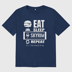 Женская футболка оверсайз Скайрим The Elder Scrolls