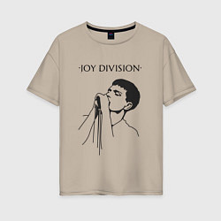 Женская футболка оверсайз Йен Кёртис Joy Division