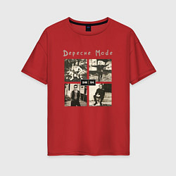 Женская футболка оверсайз Depeche Mode - Exotic Tour Band