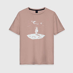 Женская футболка оверсайз Космический мечтатель