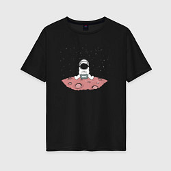 Женская футболка оверсайз Мой космос