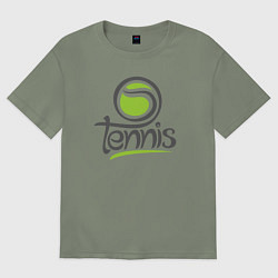 Футболка оверсайз женская Tennis ball, цвет: авокадо