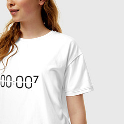Футболка оверсайз женская Zero o clock bts, цвет: белый — фото 2