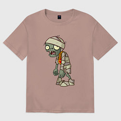 Женская футболка оверсайз Зомби-мумия