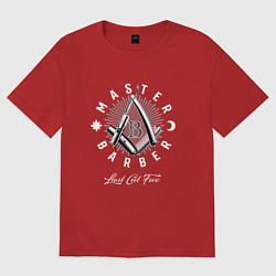 Женская футболка оверсайз Master barber