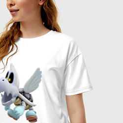 Футболка оверсайз женская Купа-скелет, цвет: белый — фото 2