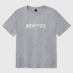 Футболка оверсайз женская Depeche Mode - Devotee Mode, цвет: меланж