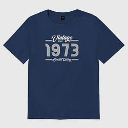 Футболка оверсайз женская Лимитированный выпуск 1973, цвет: тёмно-синий