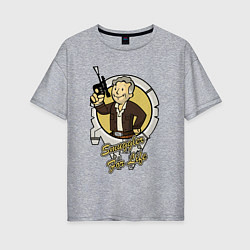 Женская футболка оверсайз Fallout - smuggler boy