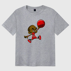 Футболка оверсайз женская Baby Jordan, цвет: меланж