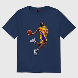 Футболка оверсайз женская Kobe Bryant dunk, цвет: тёмно-синий