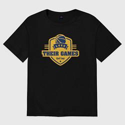 Женская футболка оверсайз I love their games