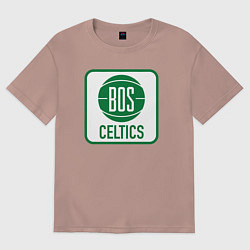 Женская футболка оверсайз Bos Celtics