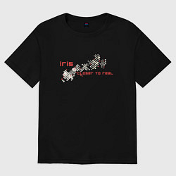Футболка оверсайз женская Iris - Closer to real, цвет: черный