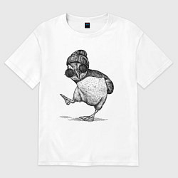 Футболка оверсайз женская Тупик хипстер, цвет: белый