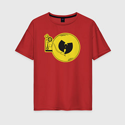 Женская футболка оверсайз Wu-Tang vinyl