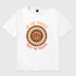 Футболка оверсайз женская Мы Финикс, цвет: белый