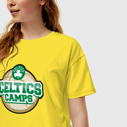 Футболка оверсайз женская Celtics camps, цвет: желтый — фото 2