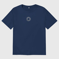 Женская футболка оверсайз Загрузка идет