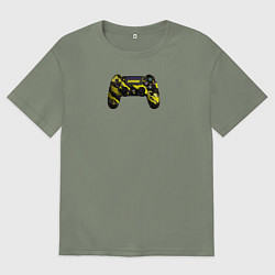 Футболка оверсайз женская Геймпад game, цвет: авокадо