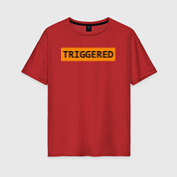 Женская футболка оверсайз Triggered