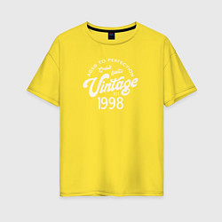 Женская футболка оверсайз 1998 год - выдержанный до совершенства