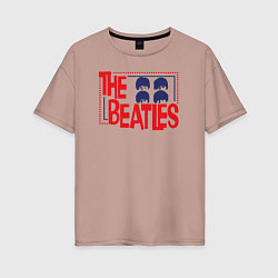 Женская футболка оверсайз The Beatles Star