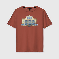 Женская футболка оверсайз Дворец культуры