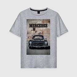 Женская футболка оверсайз Mercedes-Benz 300SL
