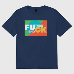 Женская футболка оверсайз Шок будущего