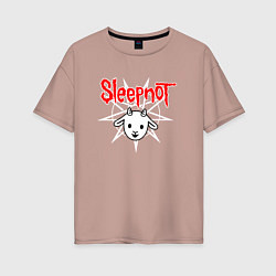 Женская футболка оверсайз Sleepnot