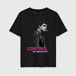 Женская футболка оверсайз Joy Division - Control film