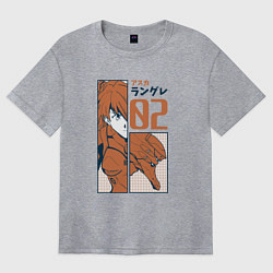 Женская футболка оверсайз Аска Лэнгли Сорью