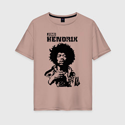 Женская футболка оверсайз Johnny Allen Hendrix