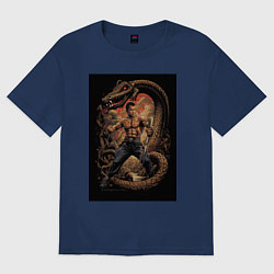 Женская футболка оверсайз Боец Муай Тай