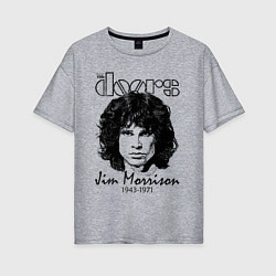 Женская футболка оверсайз The Doors Jim Morrison