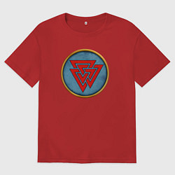 Женская футболка оверсайз Алеманны Rome: Total War валькнут