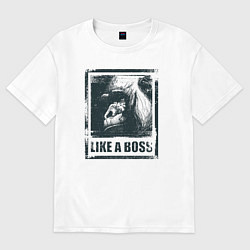 Женская футболка оверсайз Like a boss