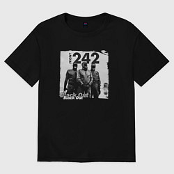 Женская футболка оверсайз Front-242 - A band on tour